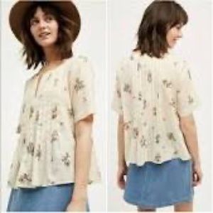 Maeve Anthropologie Orchid Island Blouse 10